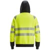 Snickers 2839 Hi-Vis AllroundWork Full Zip Hoodie