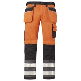 Snickers Hi Visibility Work Trousers 3233