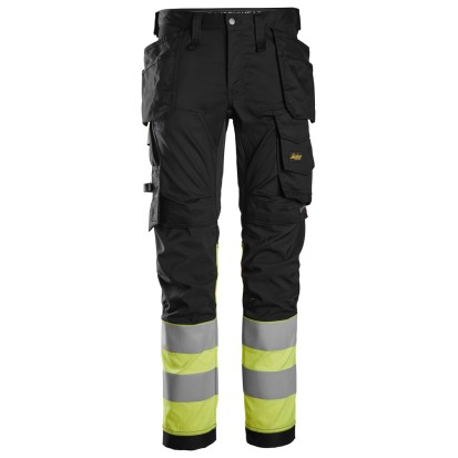 Snickers 6234 Hi-Vis Stretch Trousers Holster Pockets