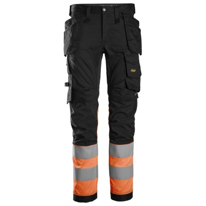 Snickers 6234 Hi-Vis Stretch Trousers Holster Pockets