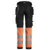 Snickers 6234 Hi-Vis Stretch Trousers Holster Pockets