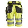 Snickers 6933 FlexiWork Hi-Vis Shorts Holster Pockets