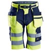 Snickers 6933 FlexiWork Hi-Vis Shorts Holster Pockets