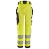 Snickers 6943 Hi-Vis Class 2 Stretch Work Trousers Holster Pockets