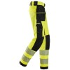 Snickers 6943 Hi-Vis Class 2 Stretch Work Trousers Holster Pockets