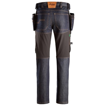 Snickers 6955 FlexiWork Denim Trousers Holster Pockets