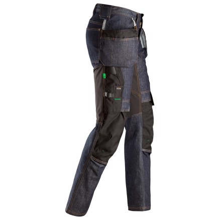 Snickers 6955 FlexiWork Denim Trousers Holster Pockets