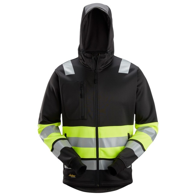 Snickers 8038 Hi-Vis Class 1 Full Zip Hoodie