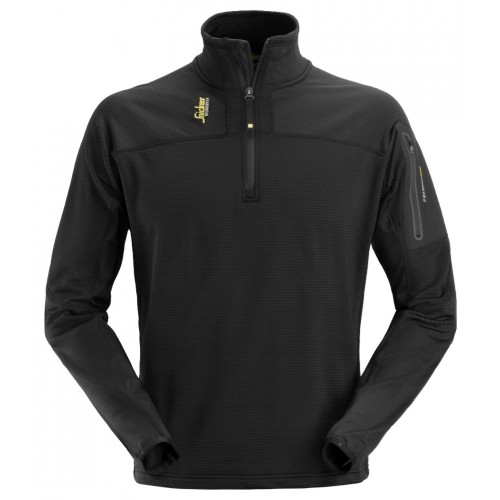 Snickers 9435 1/4 Zipped Micro Fleece, Body Mapping Fleece