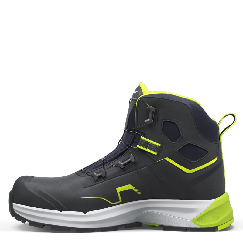 Solid Gear Sonar Mid Green BOA Safety Boots ESD Metal Free SG80205