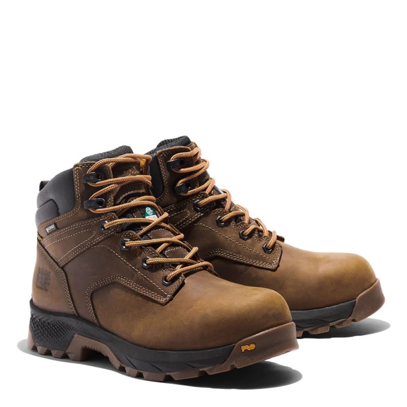 Timberland Pro Titan EV Waterproof Safety Boots Brown S7L