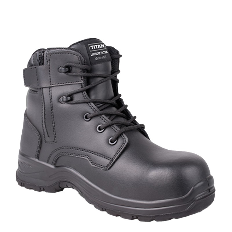 Titan Lithium Black Safety Boots