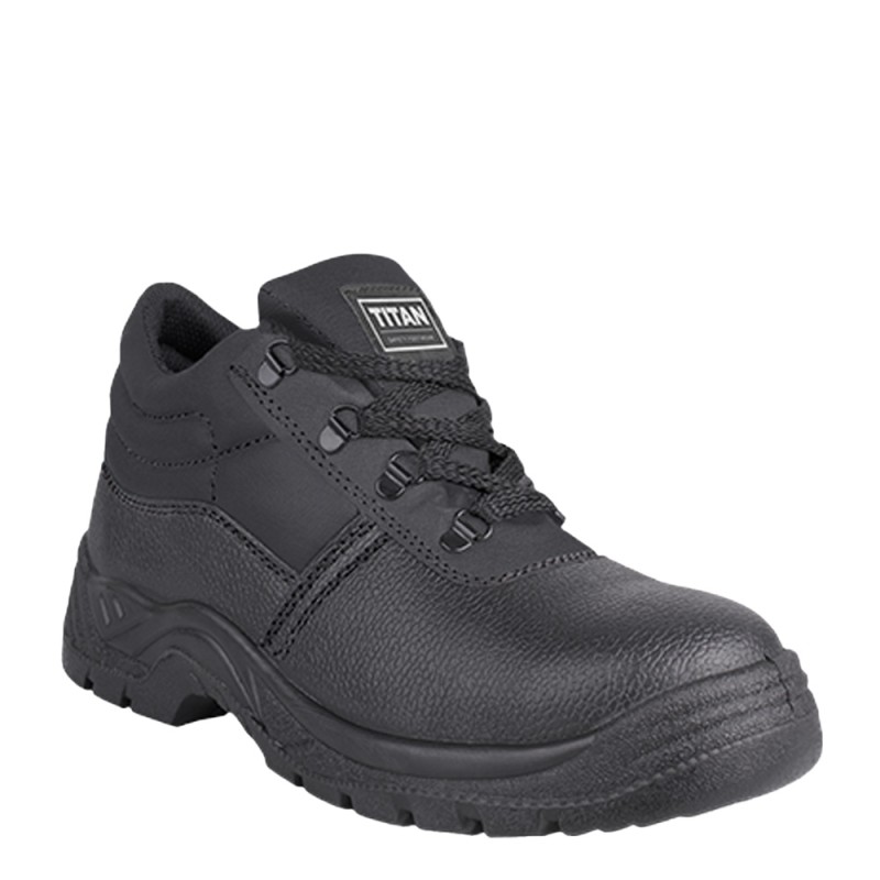 Titan Argon Black Safety Boots Steel Toe Cap & Midsole S3 Chuka Boots