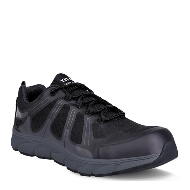 Titan Bullet Black Safety Trainers