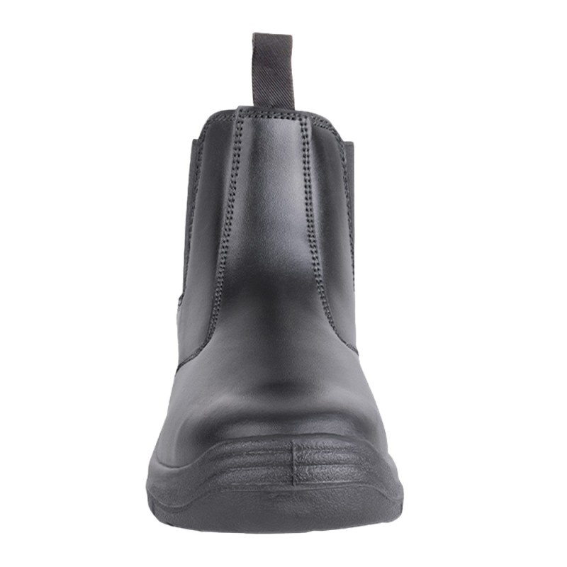 Titan Dealer Boots Black Safety Boots Steel Toe Caps Chelsea Boots