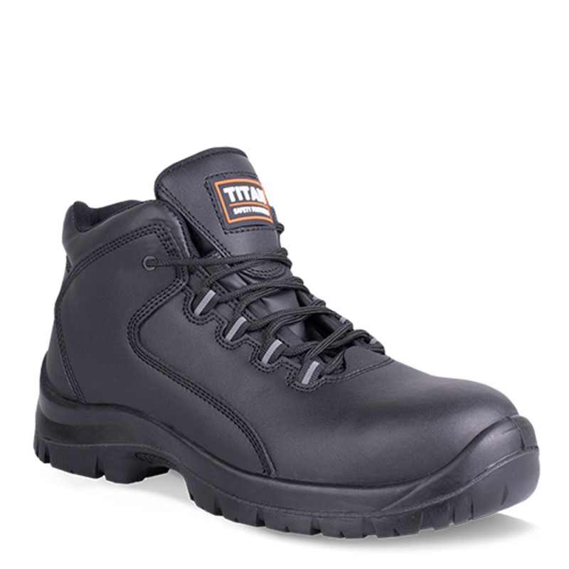 Titan Hiker Black Safety Boots