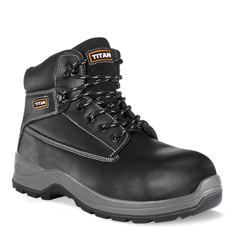 Titan Holton Black Safety Boots