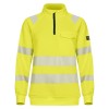 Tranemo Hi-Vis 438426 Ladies Half Zip Sweatshirt