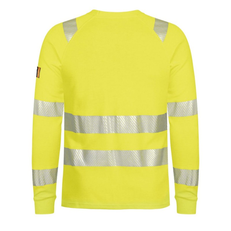 Tranemo Hi-Vis 508486 Flame Retardant Long Sleeve T-Shirt