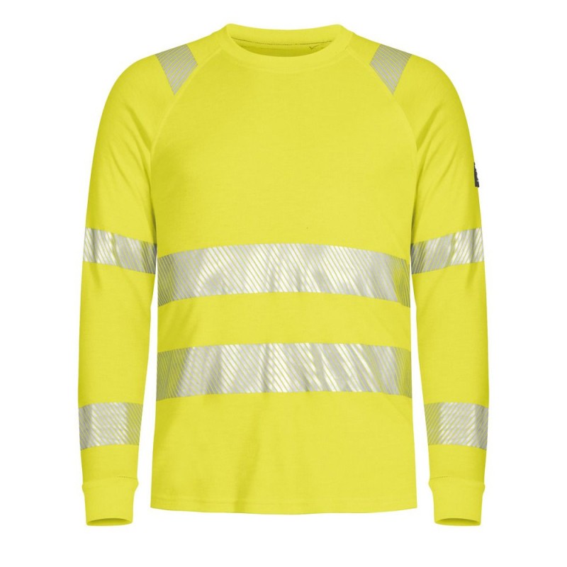 Tranemo Hi-Vis 508486 Flame Retardant Long Sleeve T-Shirt