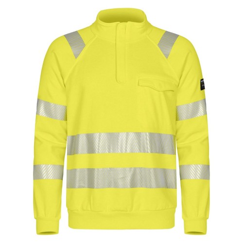 Tranemo Hi-Vis 508889 Flame Retardant Half Zip Sweatshirt