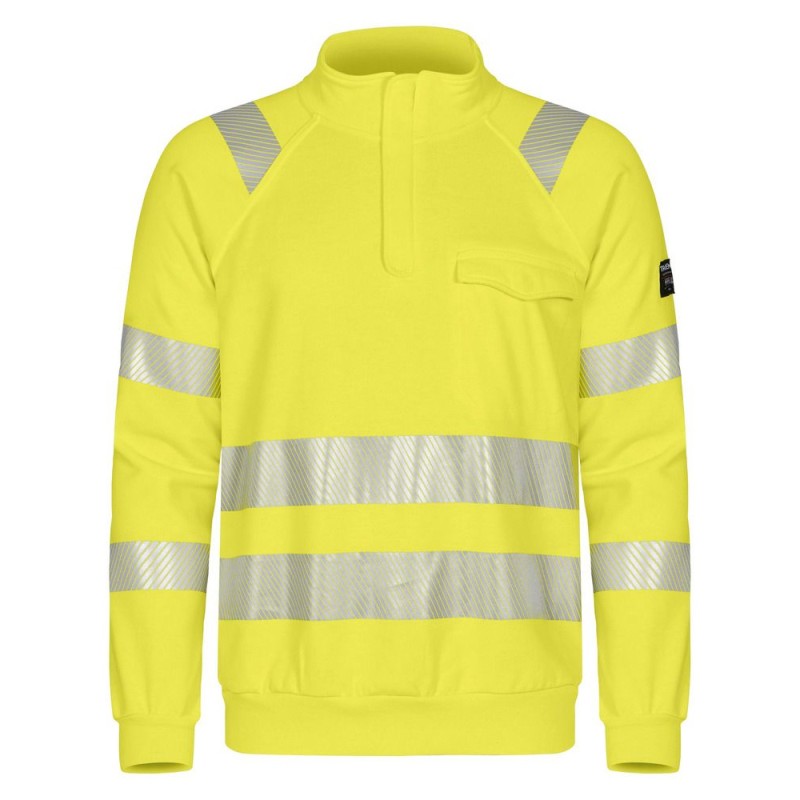 Tranemo Hi-Vis 508889 Flame Retardant Half Zip Sweatshirt