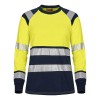 Tranemo Hi-Vis 508989 Flame Retardant Ladies Long Sleeve T-Shirt