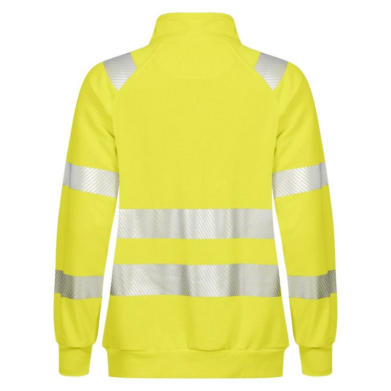Tranemo Hi-Vis 508789 Flame Retardant Ladies Half Zip Sweatshirt