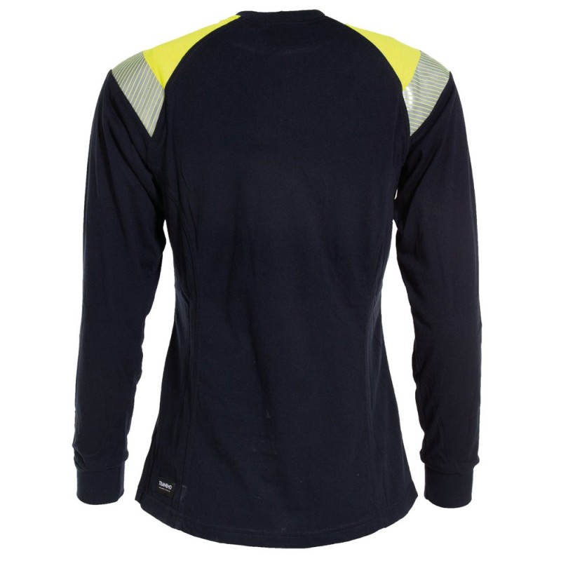 Tranemo Hi-Vis Flame Retardant 637389 Ladies Long Sleeve T-Shirt