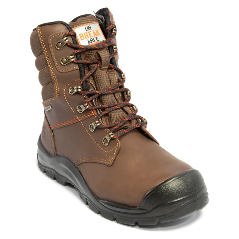 Unbreakable Tornado Waterproof Brown Safety Boots U109