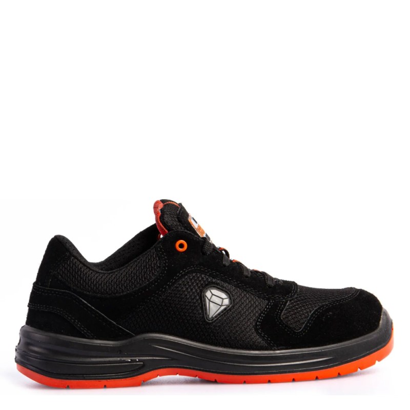 Unbreakable Reef Low Black Safety Trainers U117