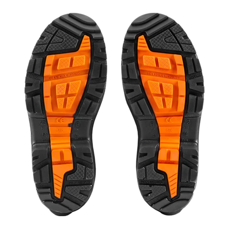 V12 V2115 Groundworker Black Safety Wellingtons