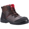 Amblers AS308C Waterproof Safety Boots Brown Metal Free