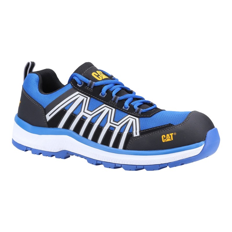 CAT Charge S3 Black/Blue Safety Trainers