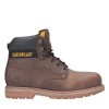 CAT Powerplant SB Safety Boots Steel Toe Caps Brown