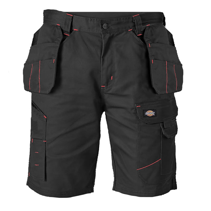 Dickies Black Redhawk Pro Work Shorts