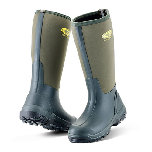 Grubs Frostline 5.0 Green Wellington Boots