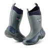 Grubs Muddies Icicle 5.0 Charcoal Kids Wellington Boots