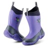 Grubs Muddies Icicle 5.0 Violet Kids Wellington Boots