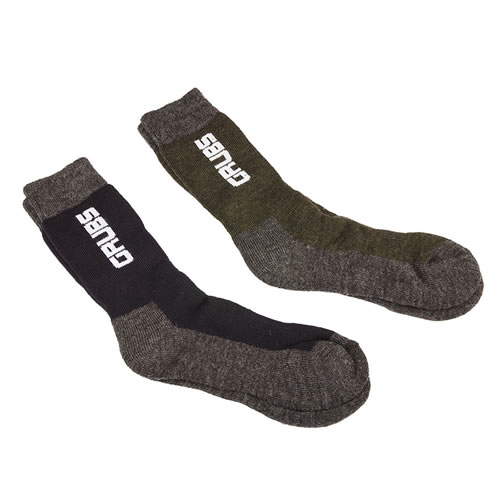 Grubs Olive Socks 6-pk