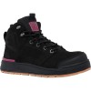 Hard Yakka 3056 PR Side Zip Womens Safety Boots Black Metal Free