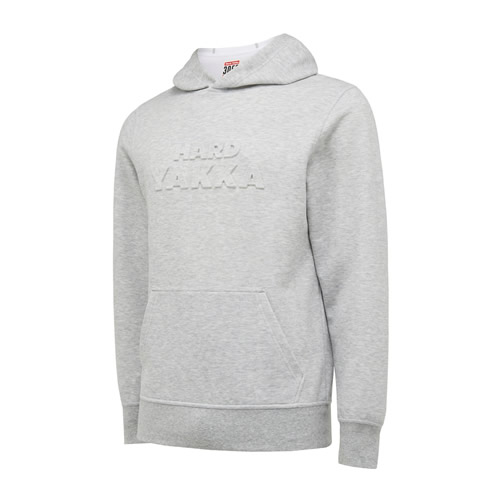 Hard Yakka Embossed Pullover Grey Hoodie