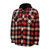 Hard Yakka Quilted Red Shacket