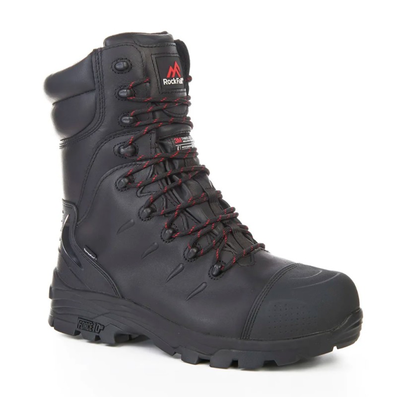 Rock Fall RF540 Monzonite Waterproof Safety Boots Side Zip Metatarsal Protection