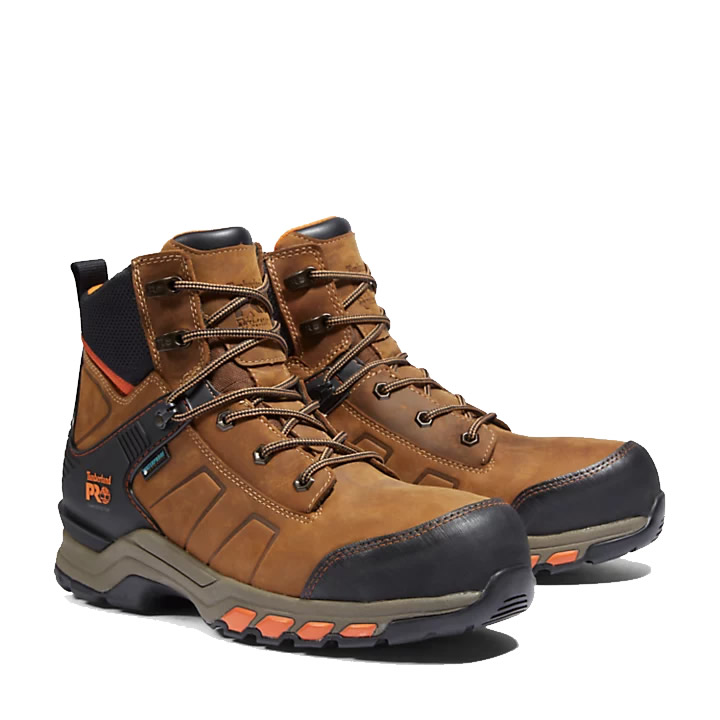 Timberland Pro Hypercharge 2.0 Waterproof Brown Safety Boots Metal Free