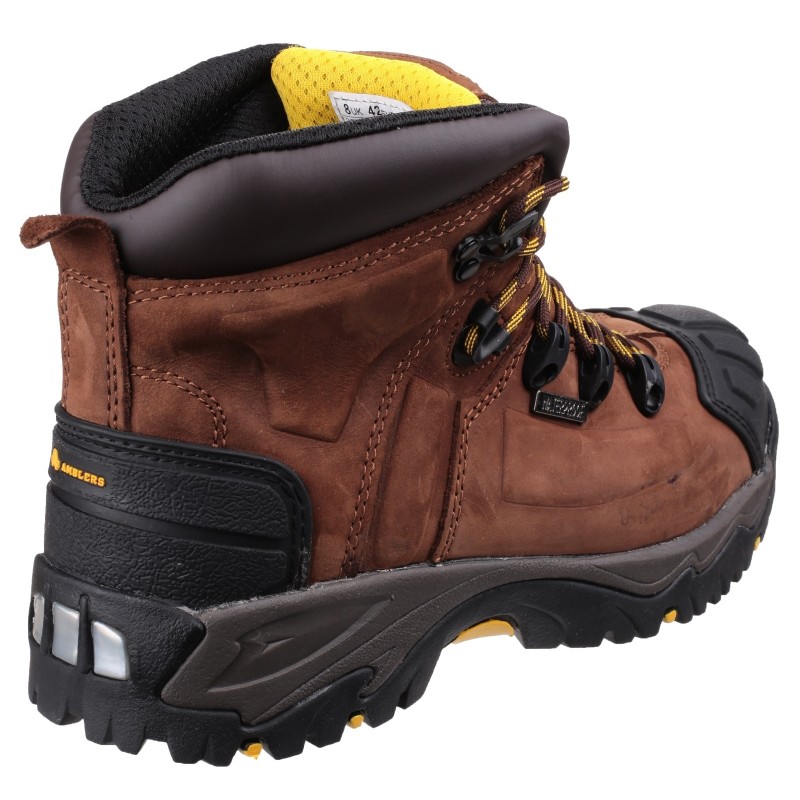 Amblers FS39 Waterproof Safety Boots Brown