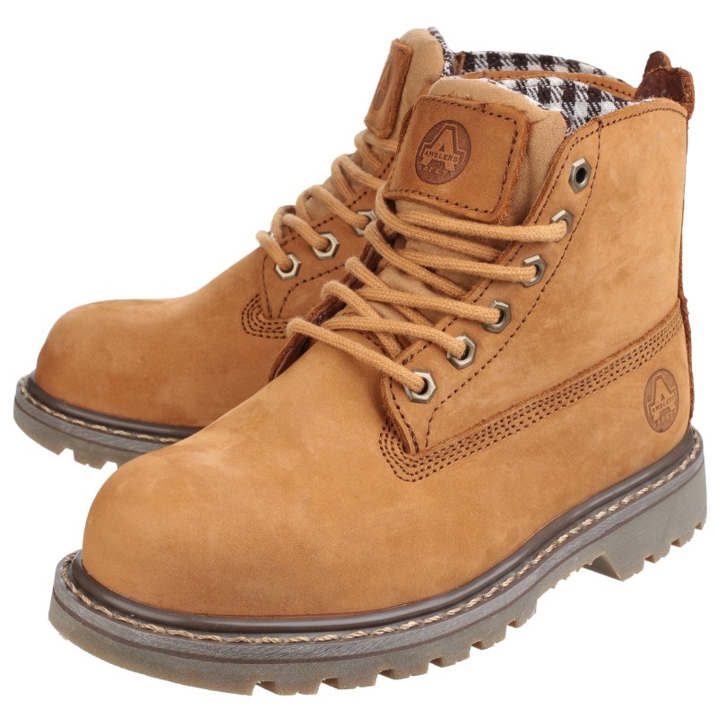 Amblers FS103 Tobacco Ladies Safety Boots
