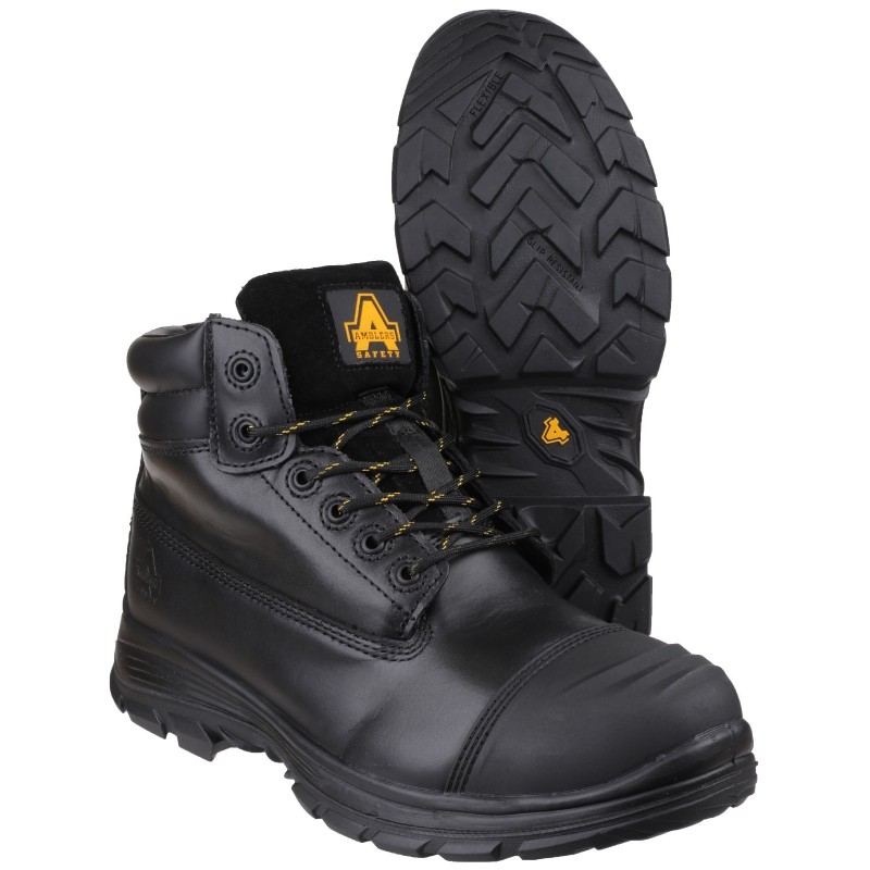 Amblers FS301 Brecon Black Metatarsal Safety Boots