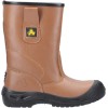 Amblers FS142 Tan Safety Rigger Boots