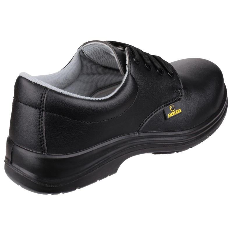 Amblers FS662 Black Metal Free Safety Shoes ESD